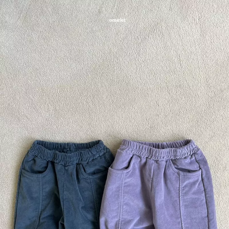 Omelet - Korean Children Fashion - #kidsstore - Line Skir Pants - 3