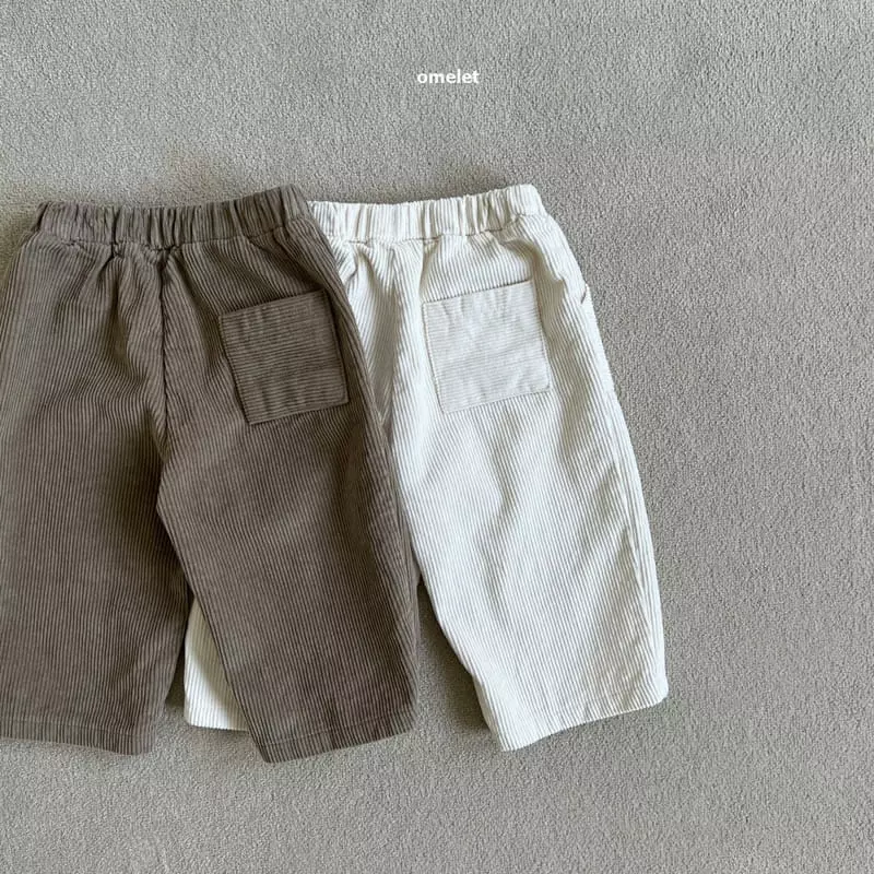 Omelet - Korean Children Fashion - #kidsstore - Soft Rib Pants - 6