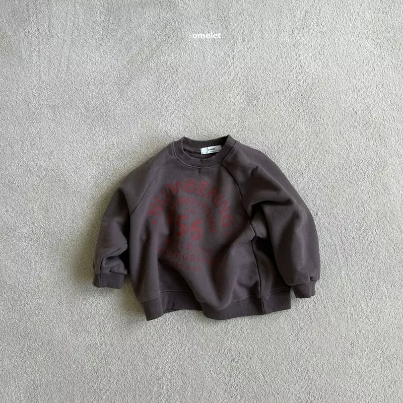 Omelet - Korean Children Fashion - #prettylittlegirls - Numbering Sweatshirt