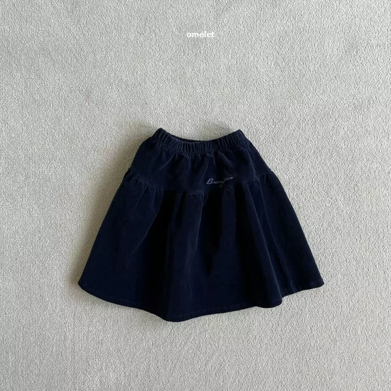 Omelet - Korean Children Fashion - #toddlerclothing - Anna Rib Skirt - 2