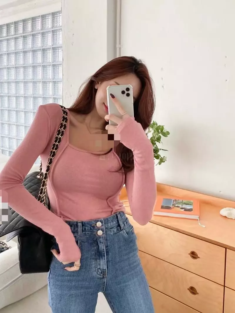 Oneway - Korean Women Fashion - #momslook - Pad Volume Tee - 10
