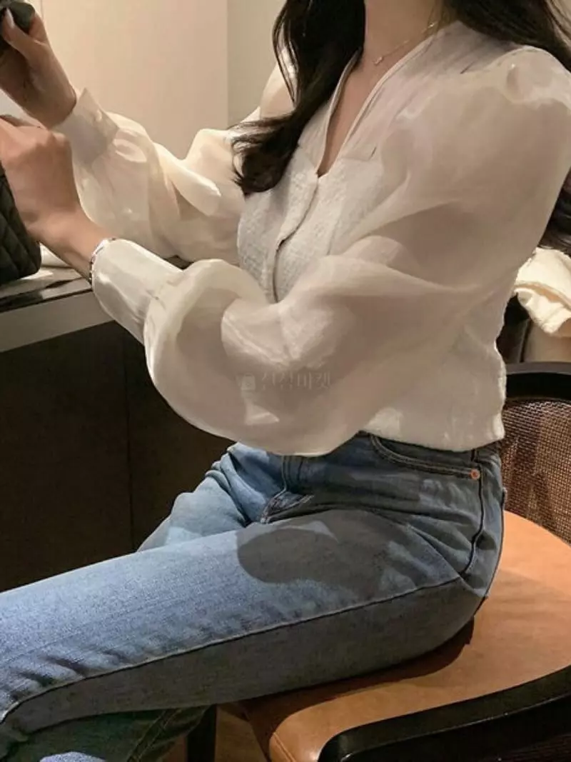 Oneway - Korean Women Fashion - #momslook - Twid Blouse