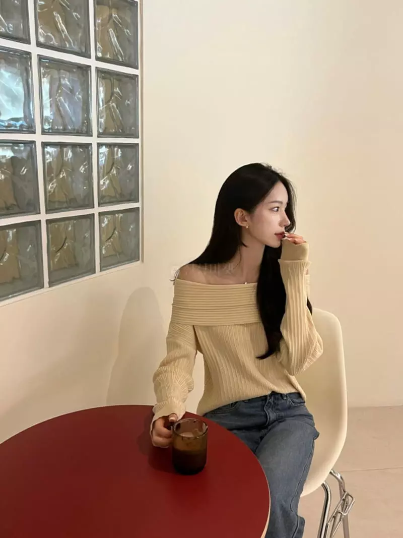 Oneway - Korean Women Fashion - #momslook - Yuroi Knit Tee - 8