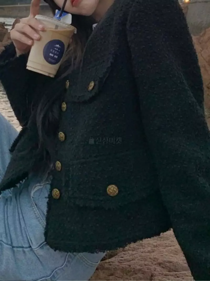 Oneway - Korean Women Fashion - #momslook - Shasha Twid Jacket - 4