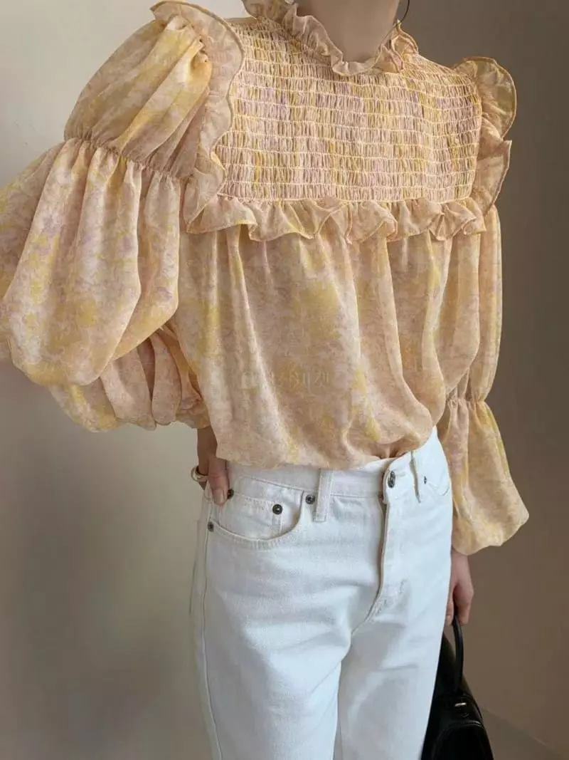 Oneway - Korean Women Fashion - #thelittlethings - Daisy Blouse - 4