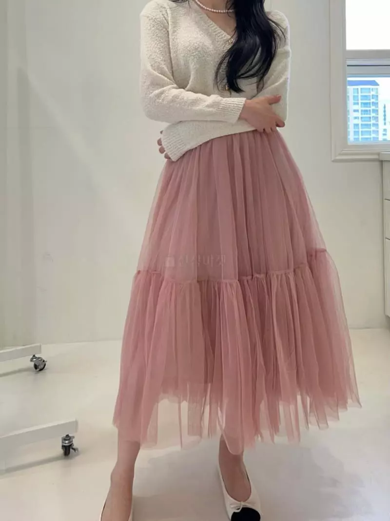 Oneway - Korean Women Fashion - #momslook - Cloud Knit Tee - 9
