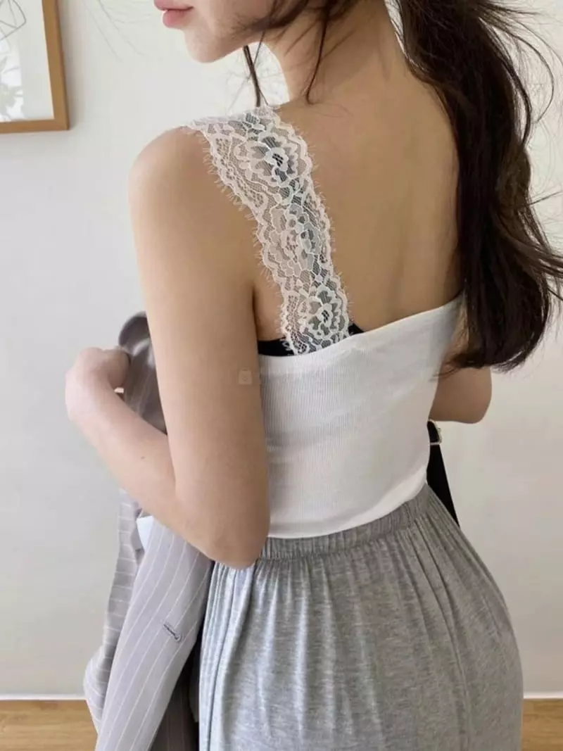 Oneway - Korean Women Fashion - #thatsdarling - Lala Lace Sleeveless - 4