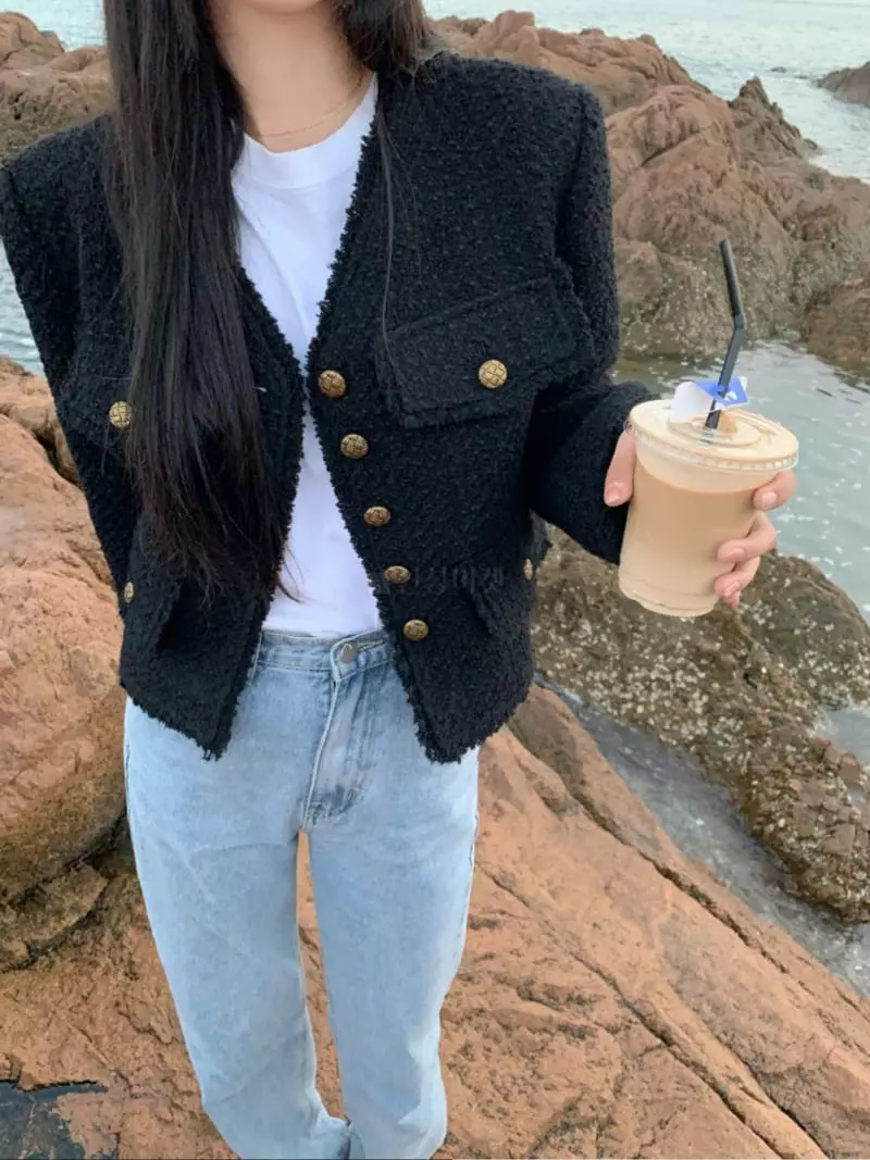Oneway - Korean Women Fashion - #vintageinspired - Shasha Twid Jacket - 7