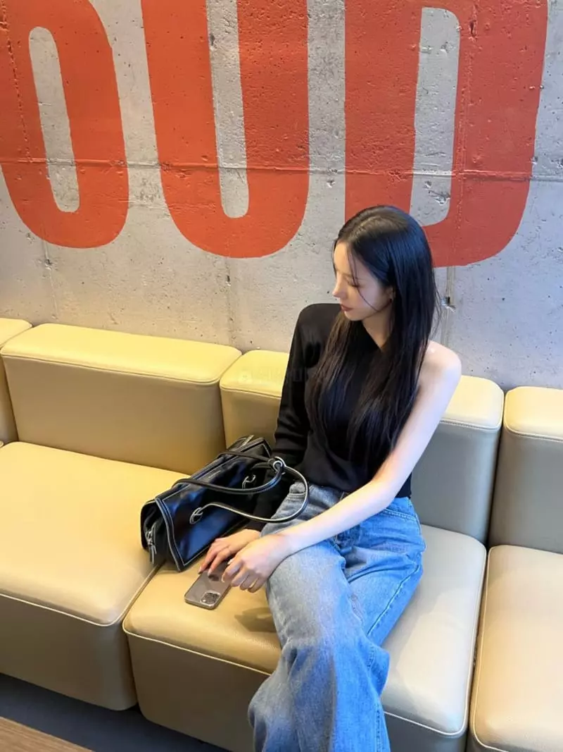 Oneway - Korean Women Fashion - #womensfashion - Cosha Off Shoulder Knit Tee - 8