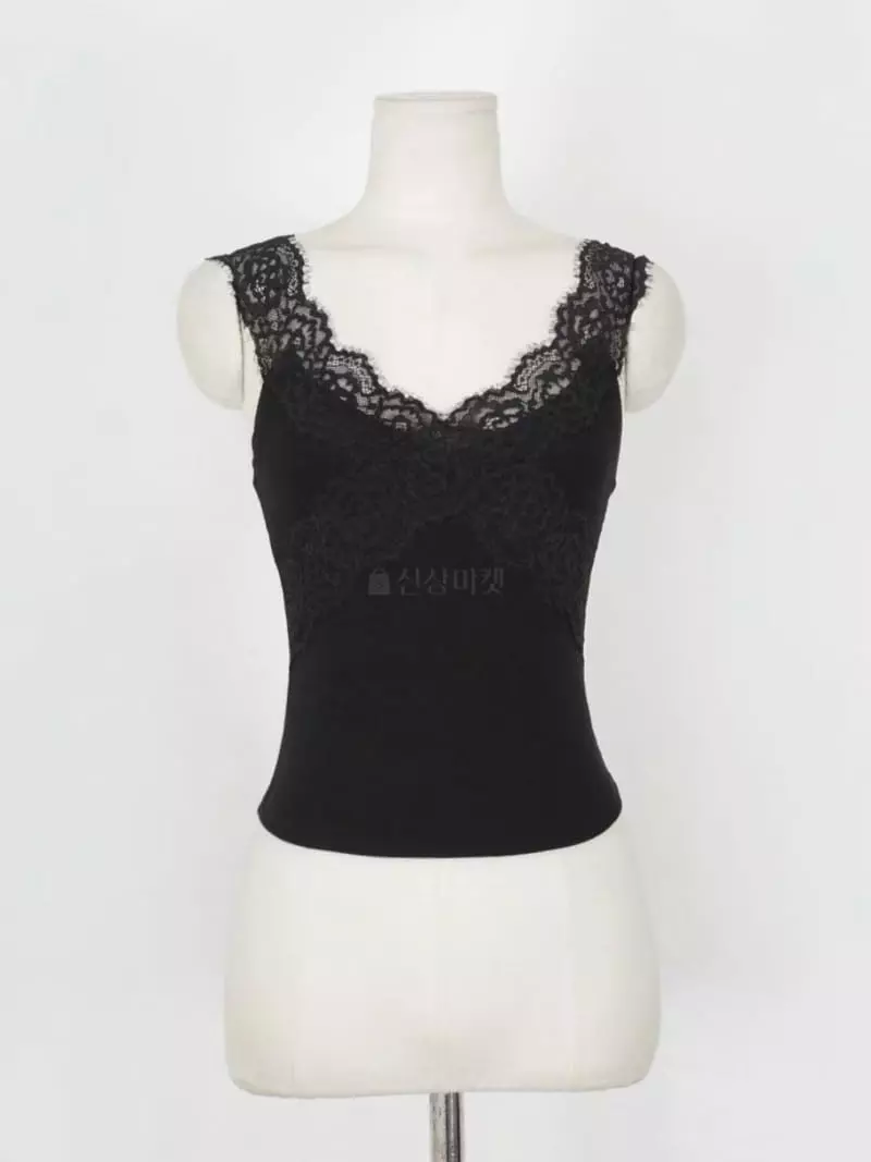 Oneway - Korean Women Fashion - #womensfashion - Lala Lace Sleeveless - 6