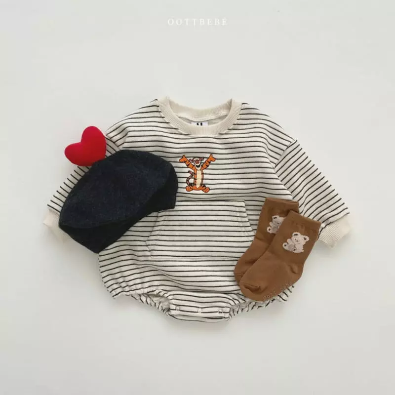 Oott Bebe - Korean Baby Fashion - #babyboutique - Pooh and Friends Bodysuit - 5
