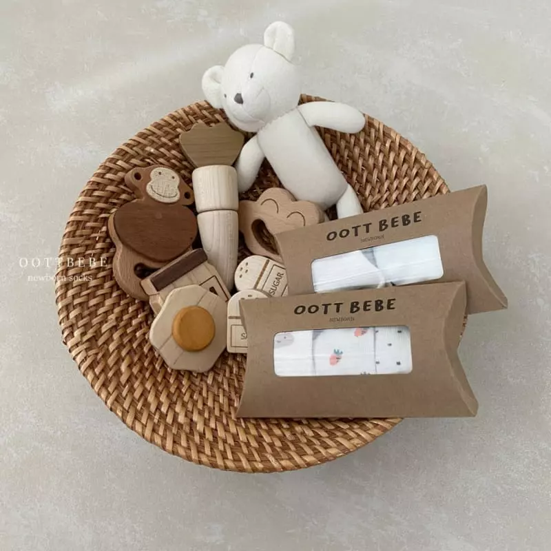 Oott Bebe - Korean Baby Fashion - #babyboutiqueclothing - New Born Socks - 2