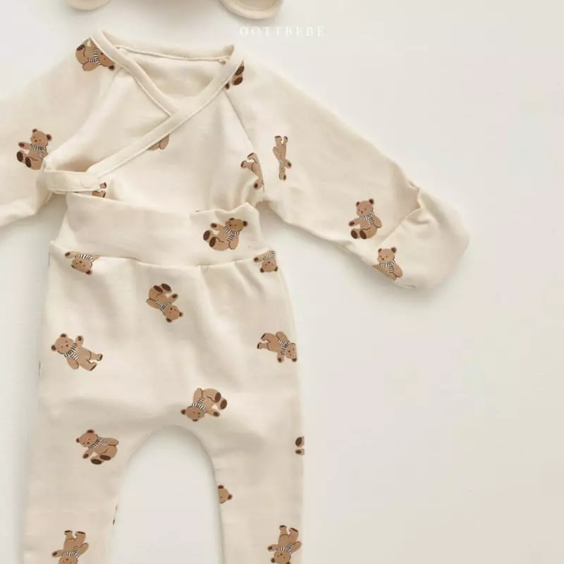 Oott Bebe - Korean Baby Fashion - #babyfever - Yam Foot Leggings - 9