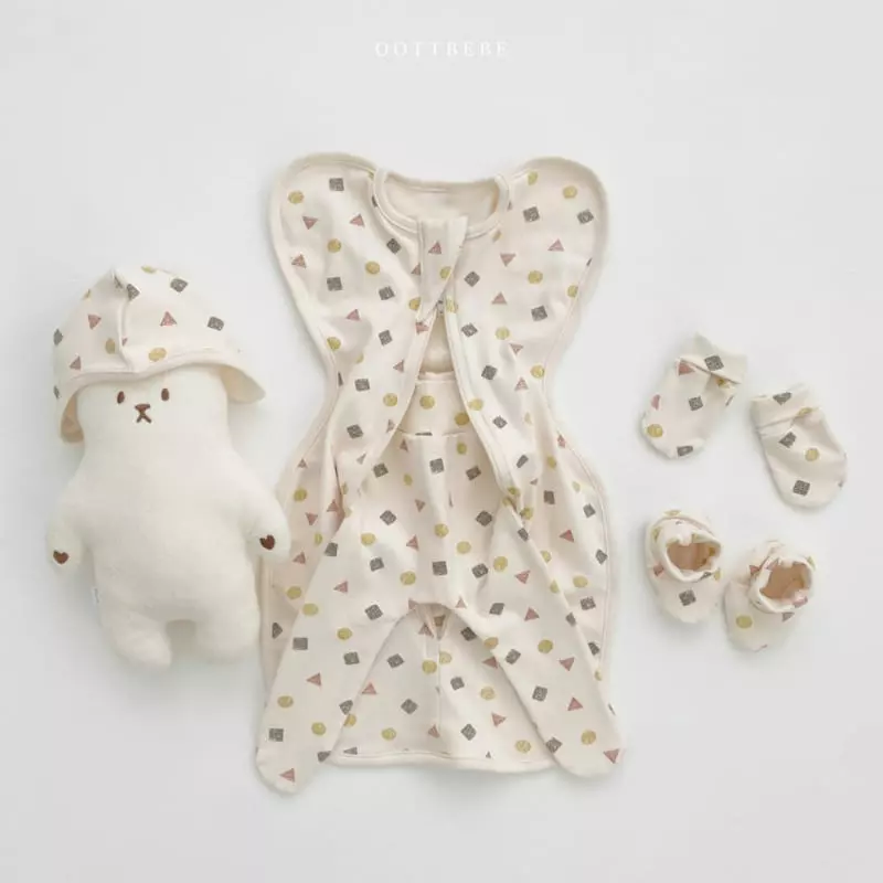 Oott Bebe - Korean Baby Fashion - #babyfever - Yam Butterfly Sleep Bodysuit - 6