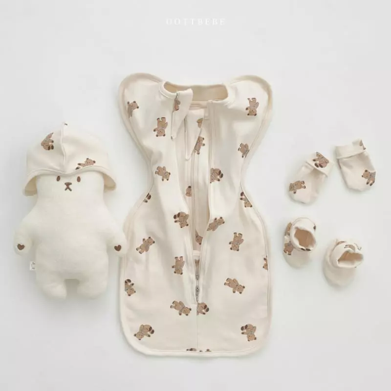 Oott Bebe - Korean Baby Fashion - #babygirlfashion - Yam Butterfly Sleep Bodysuit - 7
