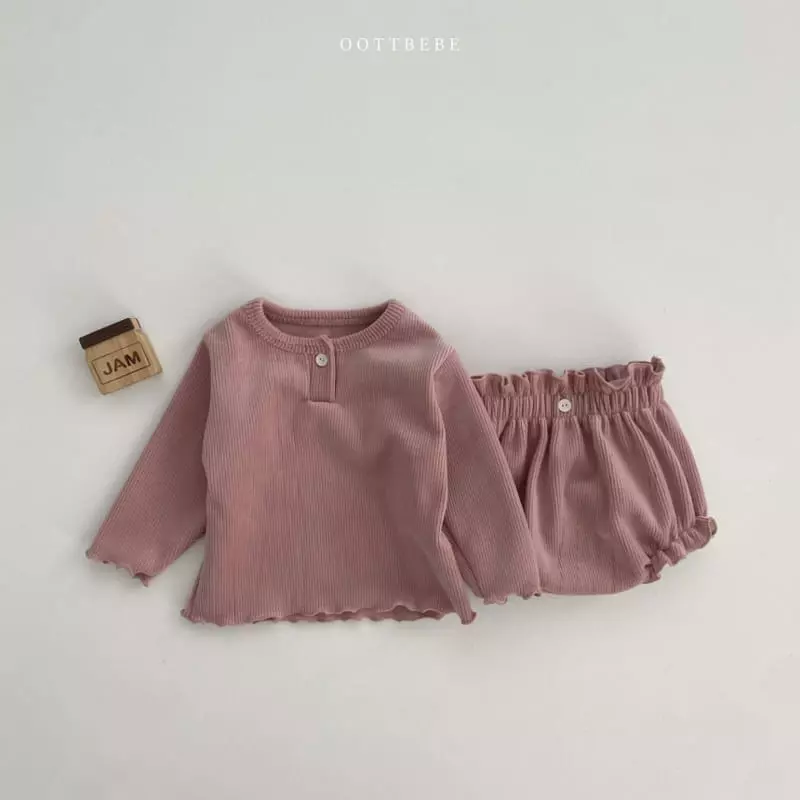 Oott Bebe - Korean Baby Fashion - #babygirlfashion - Marlang Bloomer Set - 4