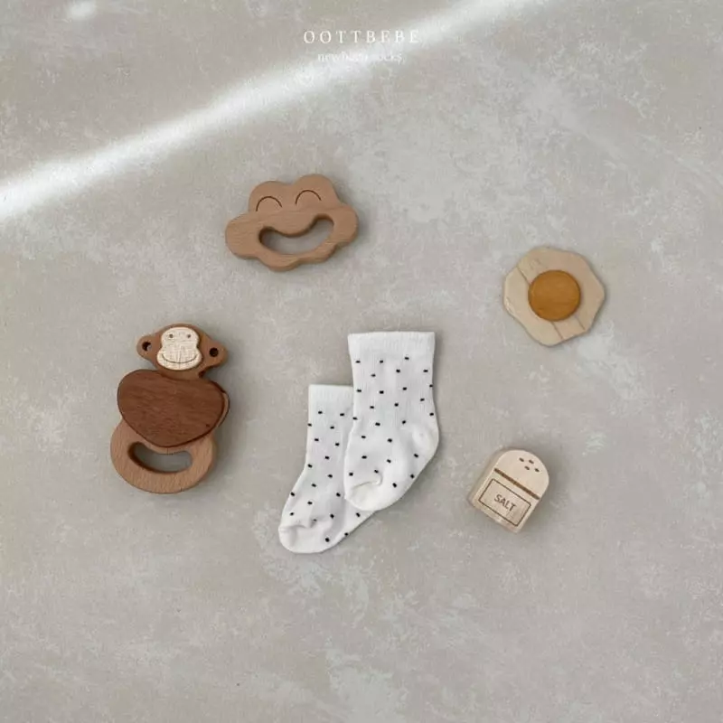 Oott Bebe - Korean Baby Fashion - #babyootd - New Born Socks - 9