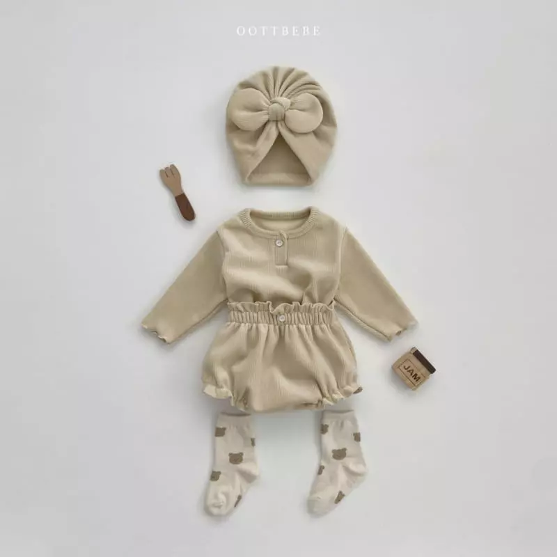 Oott Bebe - Korean Baby Fashion - #babyoutfit - Marlang Bloomer Set - 8