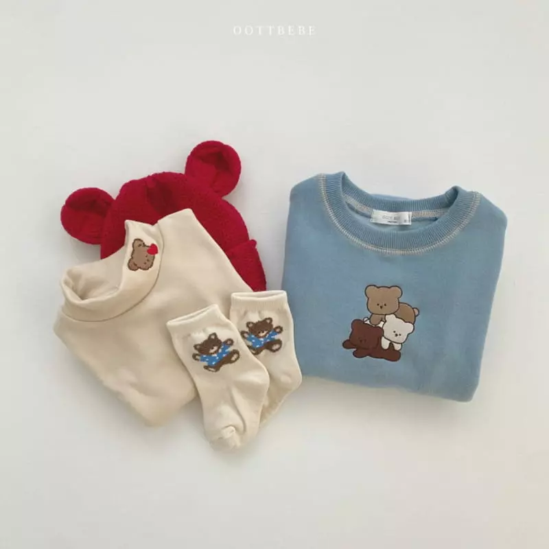 Oott Bebe - Korean Baby Fashion - #babyoutfit - Pastry Bear Bodysuit - 10