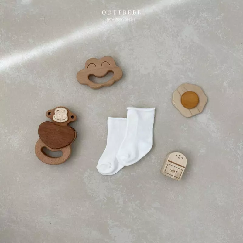 Oott Bebe - Korean Baby Fashion - #babyoutfit - New Born Socks - 11