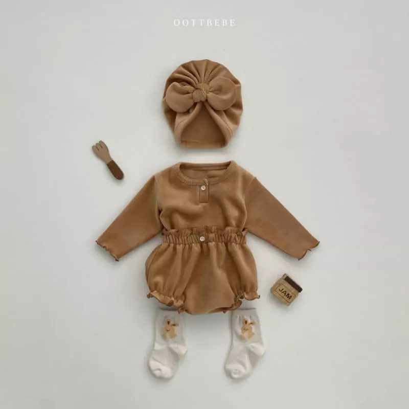 Oott Bebe - Korean Baby Fashion - #onlinebabyboutique - Marlang Bloomer Set - 10