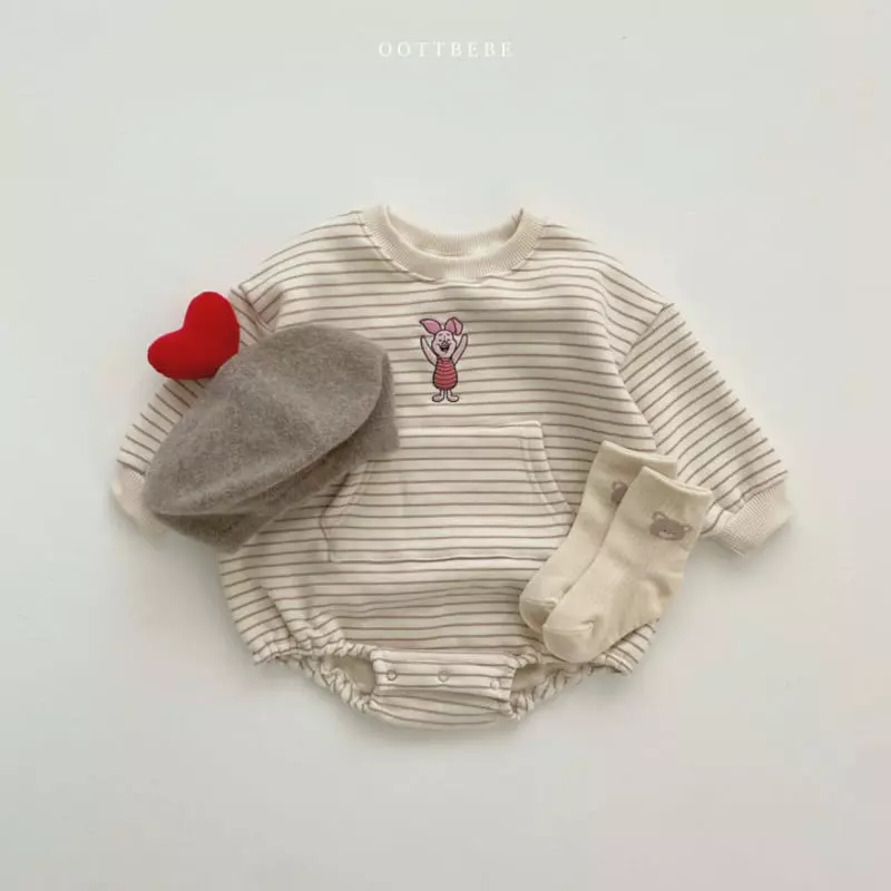 Oott Bebe - Korean Baby Fashion - #onlinebabyshop - Pooh and Friends Bodysuit - 3