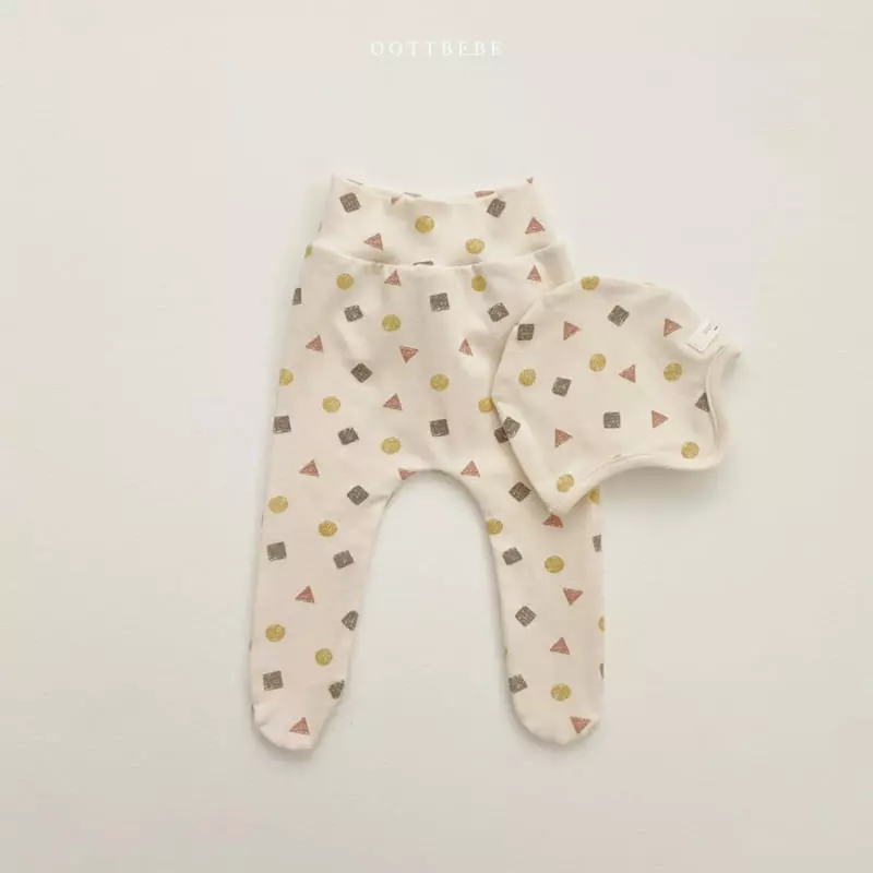 Oott Bebe - Korean Baby Fashion - #onlinebabyshop - Yam Foot Leggings - 3