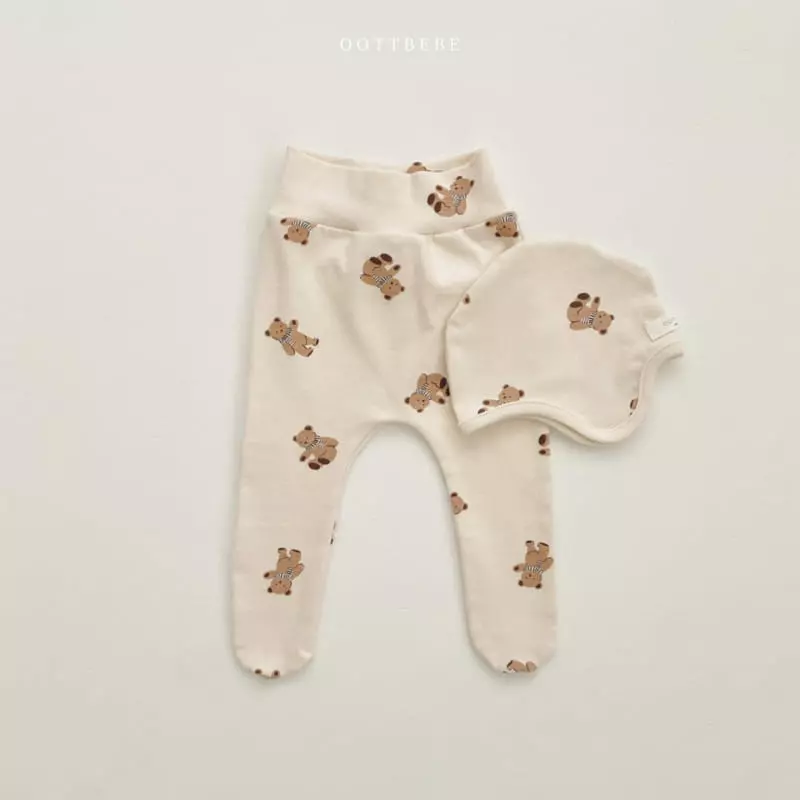 Oott Bebe - Korean Baby Fashion - #onlinebabyshop - Yam Foot Leggings - 4