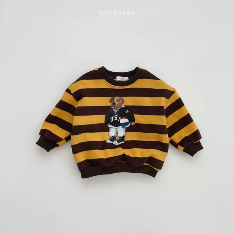 Oott Bebe - Korean Children Fashion - #childofig - Ball Bear Sweatshirt - 8