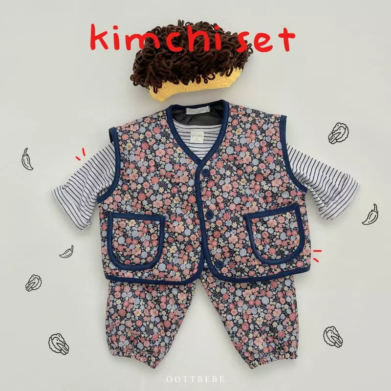Oott Bebe - Korean Children Fashion - #childrensboutique - Kimchi Set - 6