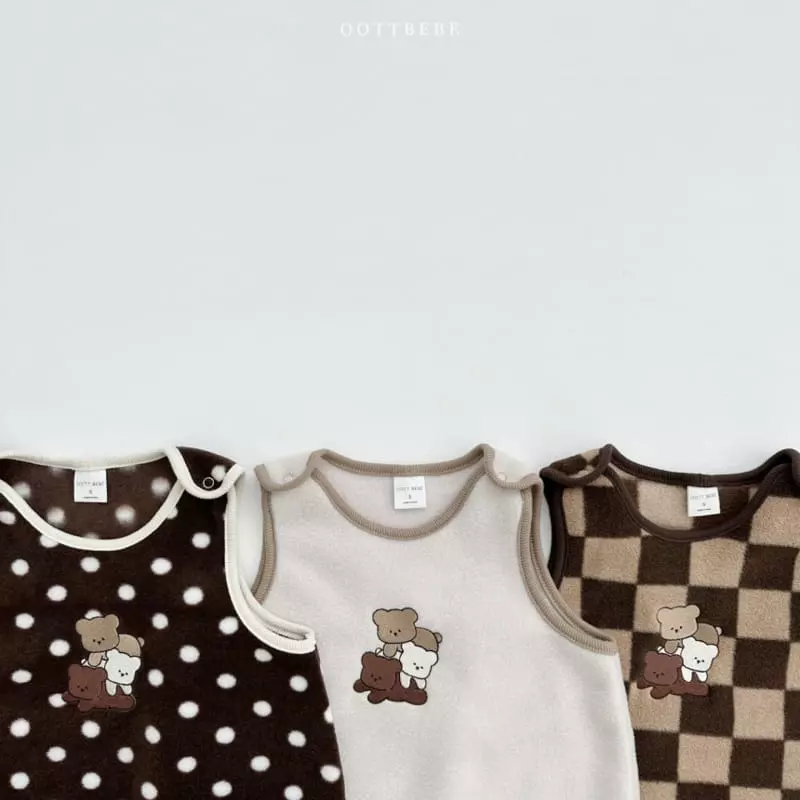 Oott Bebe - Korean Children Fashion - #childrensboutique - Pastry Sleep Vest - 3
