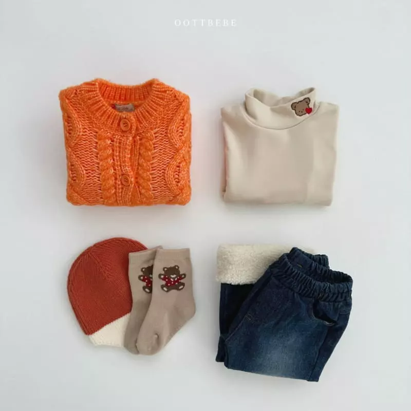 Oott Bebe - Korean Children Fashion - #childrensboutique - Winter Jeans - 11