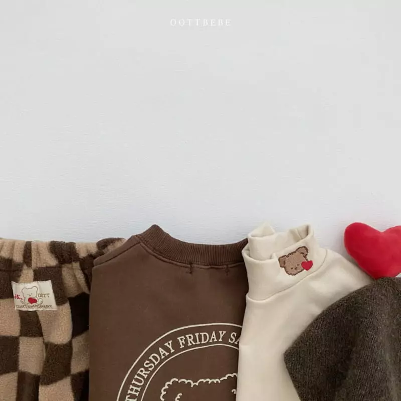 Oott Bebe - Korean Children Fashion - #designkidswear - Week Sweatshirt - 10