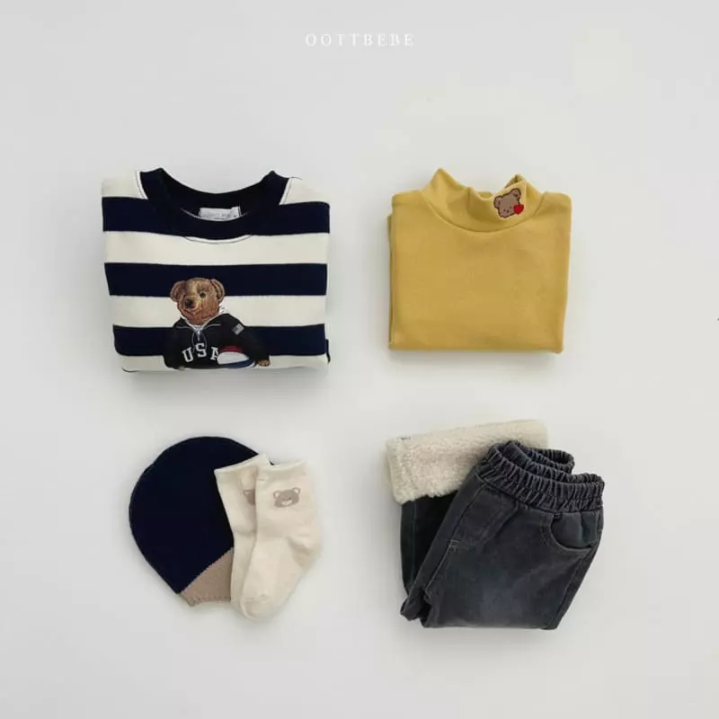 Oott Bebe - Korean Children Fashion - #designkidswear - Ball Bear Sweatshirt - 10