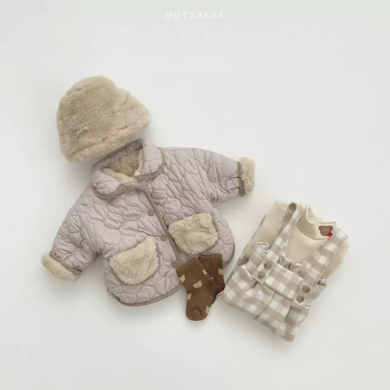 Oott Bebe - Korean Children Fashion - #designkidswear - Dia Reversible Padding Jacket - 5
