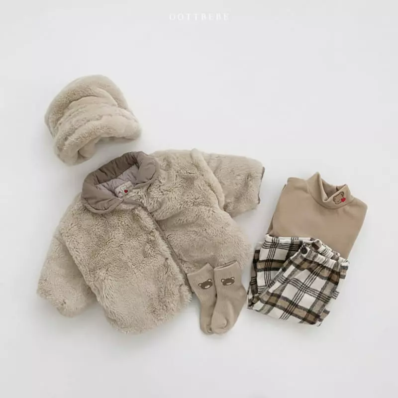 Oott Bebe - Korean Children Fashion - #discoveringself - Dia Reversible Padding Jacket - 6