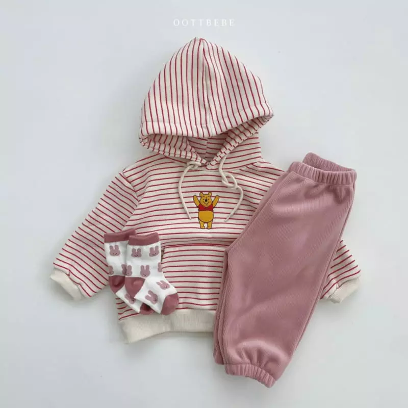 Oott Bebe - Korean Children Fashion - #fashionkids - Pooh and Friends Hoody - 8