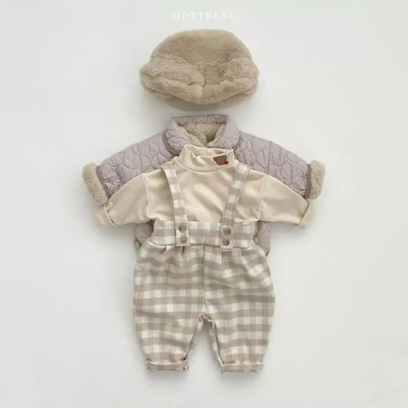 Oott Bebe - Korean Children Fashion - #kidsshorts - Dia Reversible Padding Jacket - 8