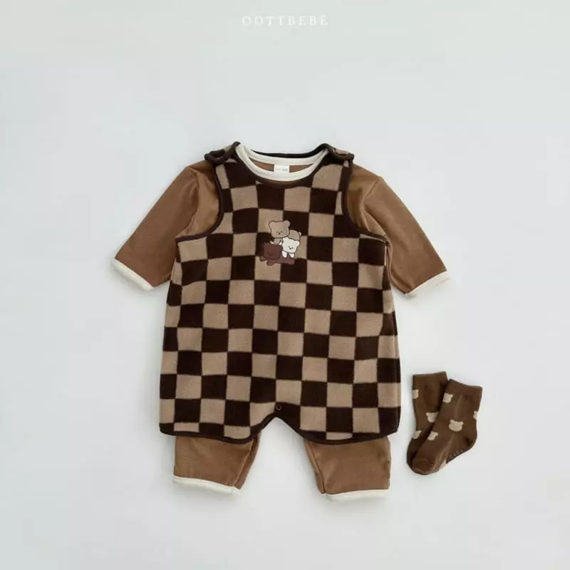 Oott Bebe - Korean Children Fashion - #kidzfashiontrend - Pastry Sleep Vest - 9