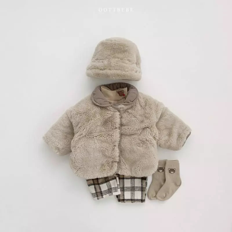 Oott Bebe - Korean Children Fashion - #kidzfashiontrend - Dia Reversible Padding Jacket - 10