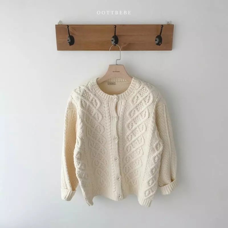 Oott Bebe - Korean Children Fashion - #magicofchildhood - Fisher Man Cardigan with mom - 7