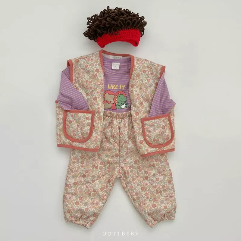 Oott Bebe - Korean Children Fashion - #minifashionista - Kimchi Set - 2