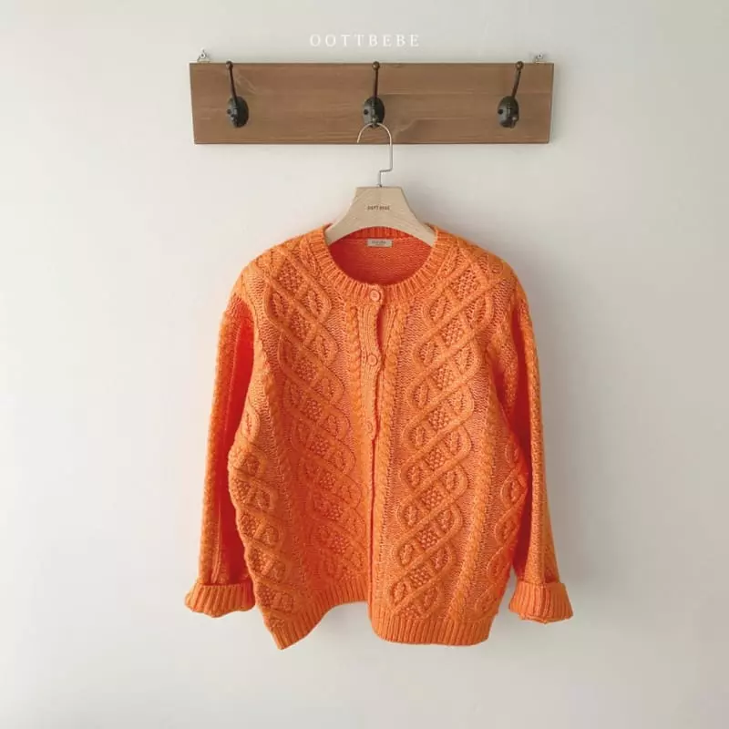 Oott Bebe - Korean Children Fashion - #minifashionista - Fisher Man Cardigan with mom - 8
