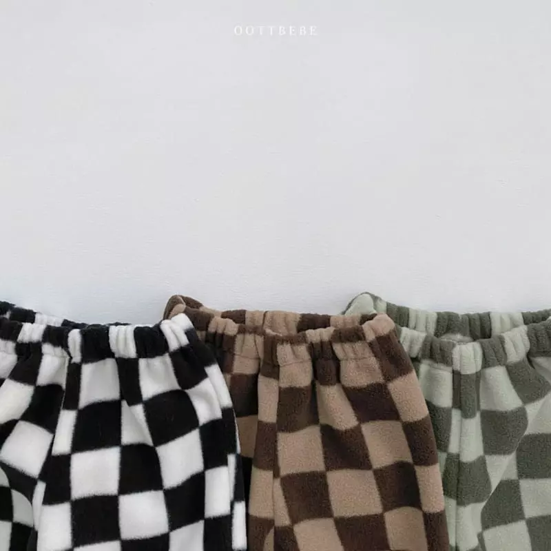 Oott Bebe - Korean Children Fashion - #minifashionista - Chess Board Pants - 6
