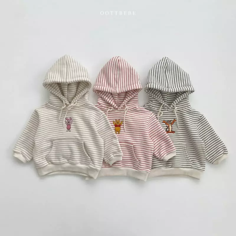 Oott Bebe - Korean Children Fashion - #prettylittlegirls - Pooh and Friends Hoody - 2