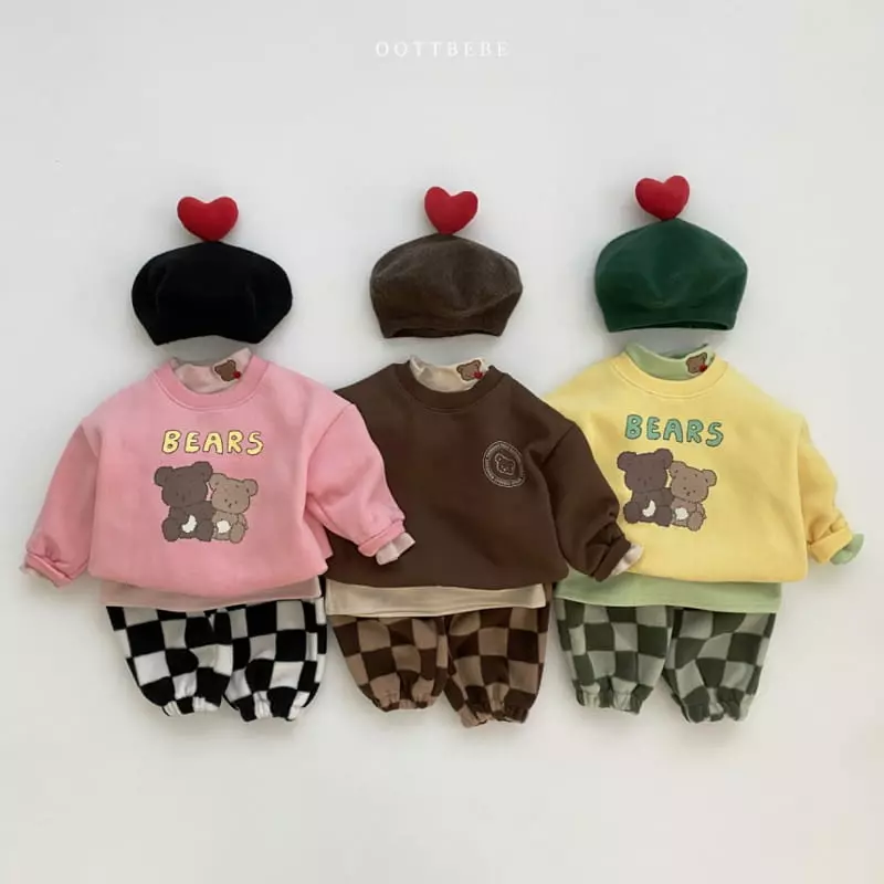 Oott Bebe - Korean Children Fashion - #stylishchildhood - Chess Board Pants - 10
