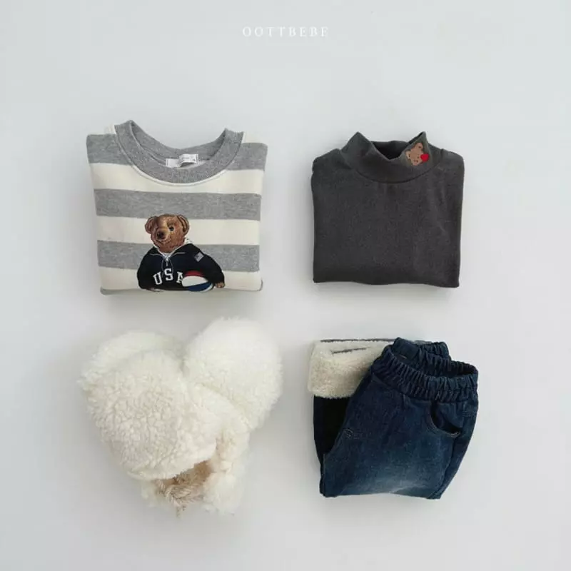 Oott Bebe - Korean Children Fashion - #stylishchildhood - Winter Jeans - 9