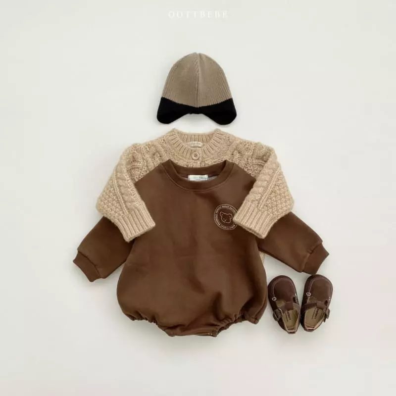 Oott Bebe - Korean Children Fashion - #stylishchildhood - Week Sweatshirt Bodysuit - 8