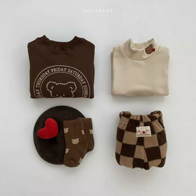 Oott Bebe - Korean Children Fashion - #todddlerfashion - Chess Board Pants - 8