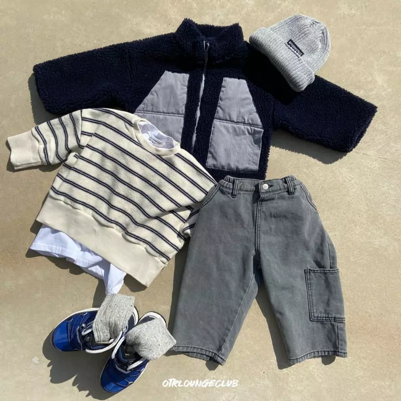 Otr - Korean Children Fashion - #fashionkids - Stripes Sweatshirt